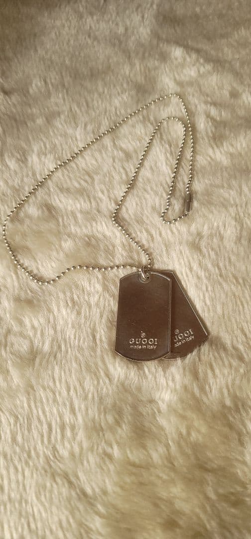 Gucci ドッグタグネックレス イタリア製