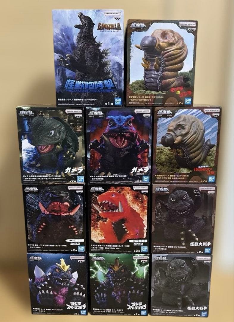 ⭐️激安⭐️鎮座獣シリーズ10種セット+おまけGODZILLAフィギュア 東宝怪獣シリーズ 鎮座獣 ゴジラ（1954） | オンラインクレーンゲーム