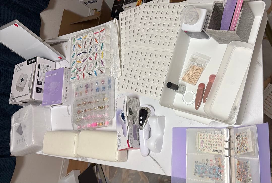 ✴️ネイルアート用品セット ✴️カラージェル36色、チャート付き✴️