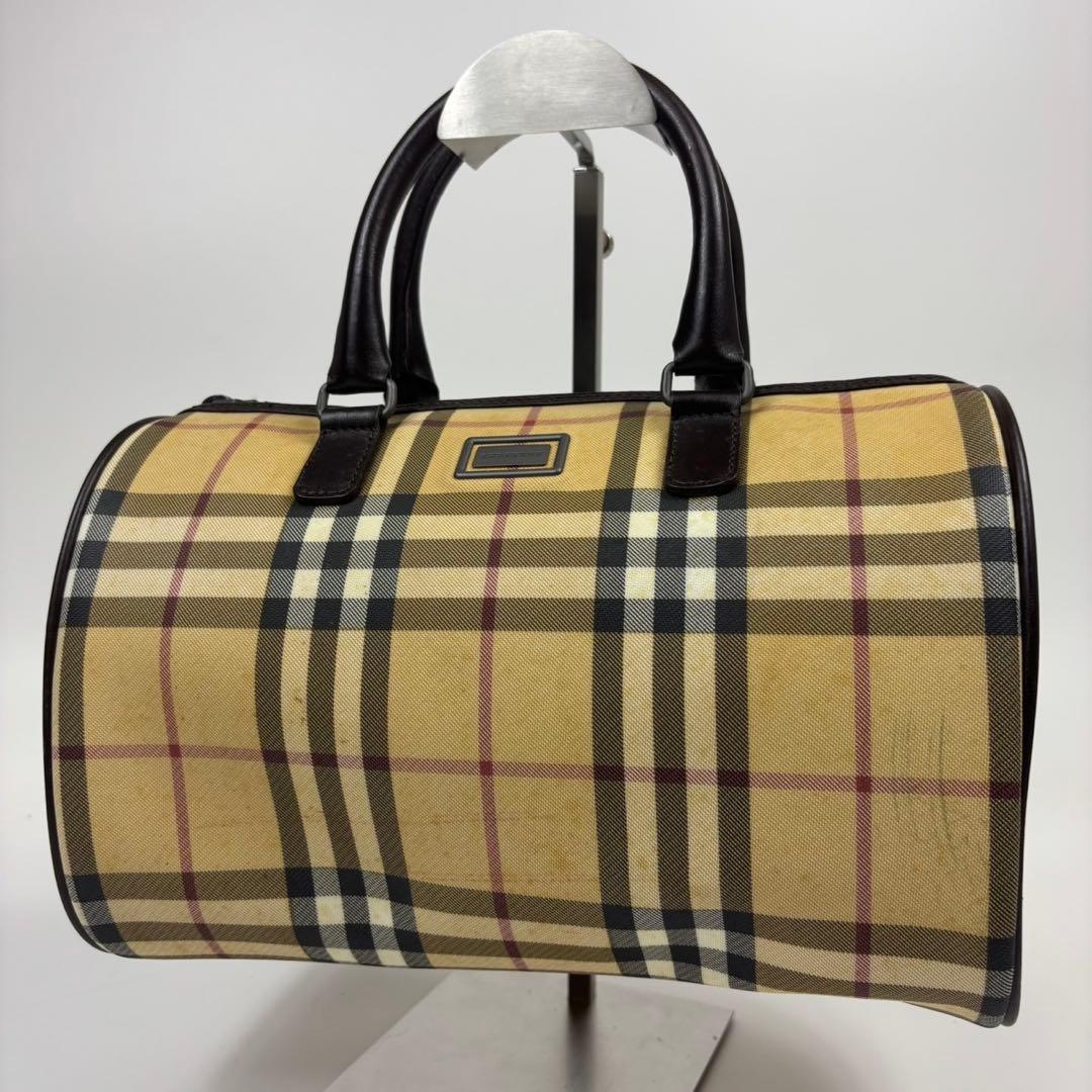 BURBERRY　バーバリー　ノバチェック　トートバッグ　ボストンバッグ