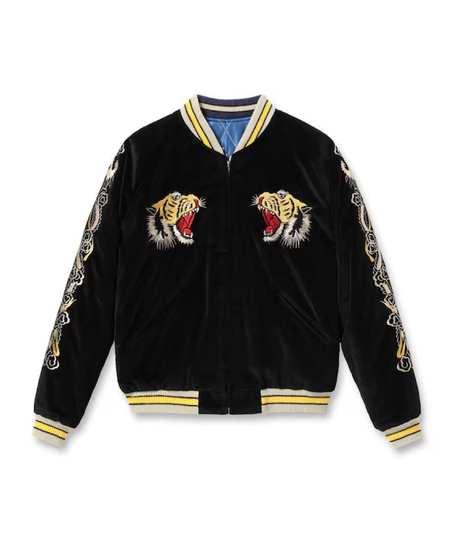 テーラー東洋スカジャンROARING TIGER× WHITE EAGLE