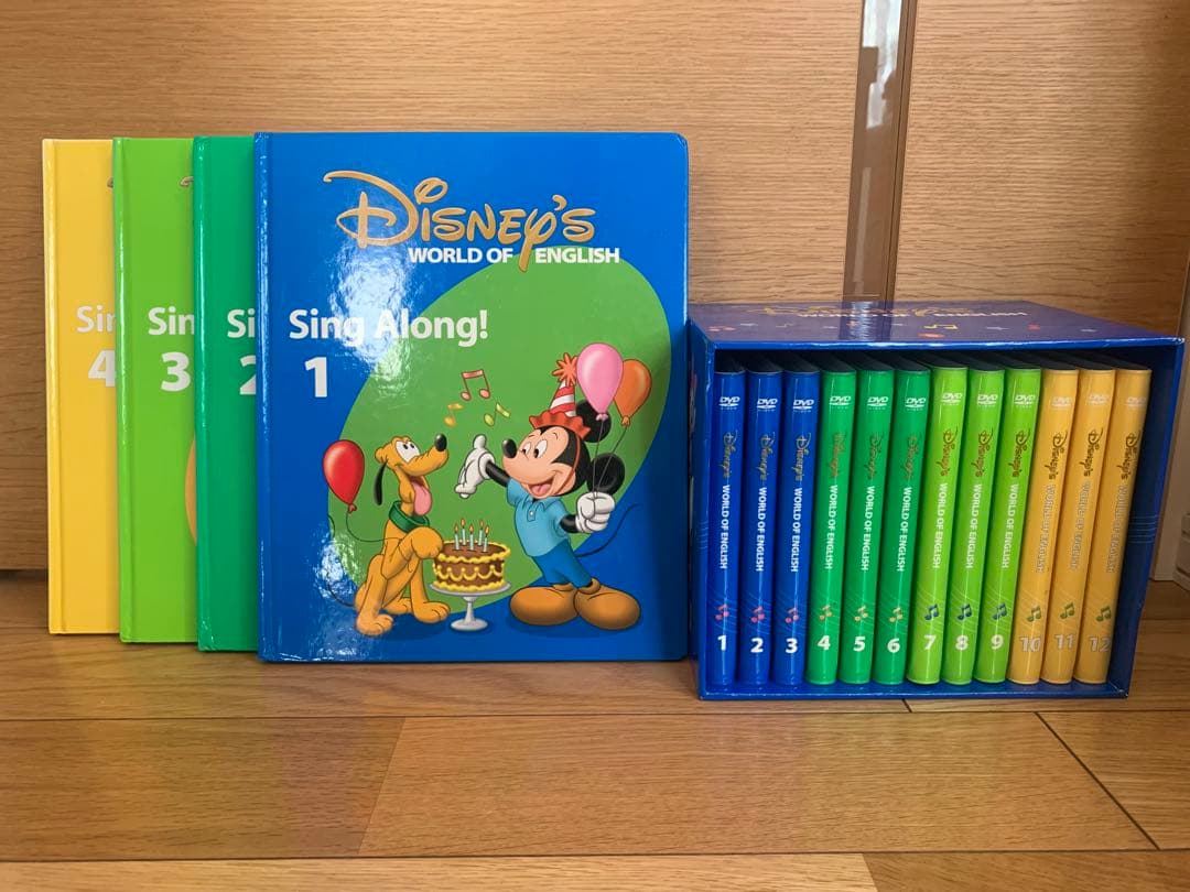 DWE シングアロング DVD絵本 ディズニーワールドイングリッシュ 英語セット