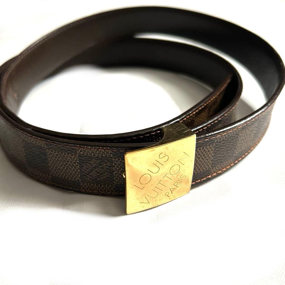 LOUIS VUITTON ルイヴィトンダミエサンチュールキャレベルト110cm