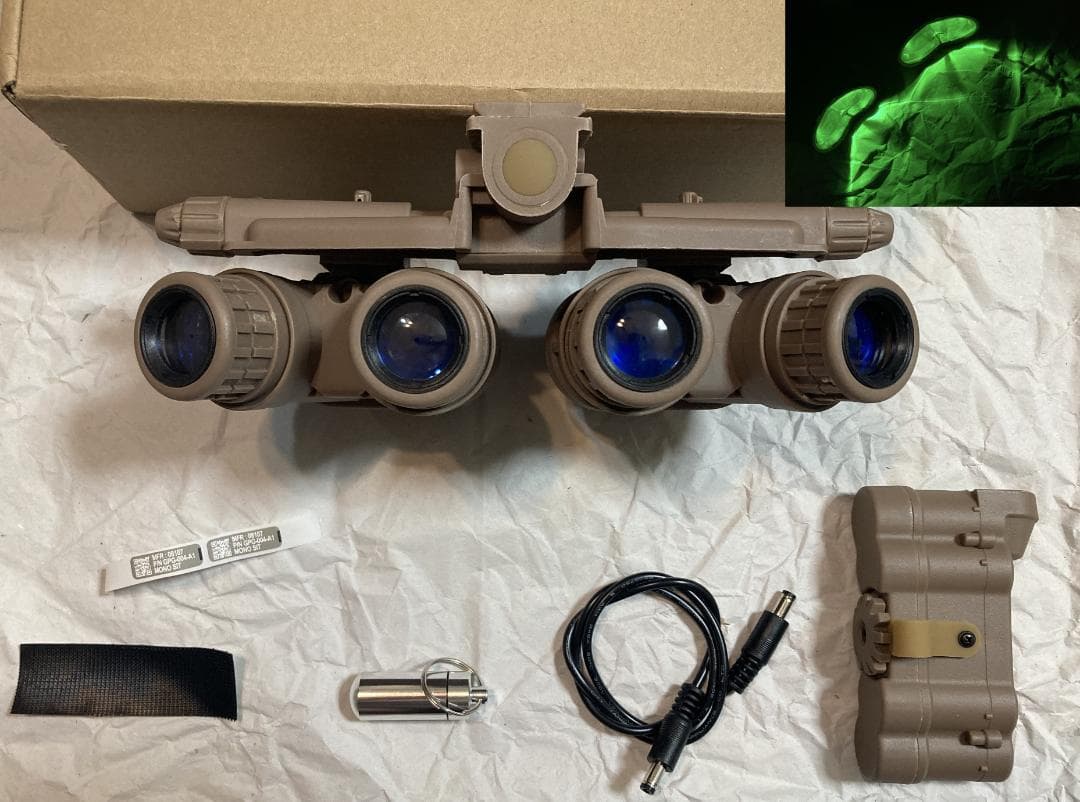 【発光モデル】GPNVG-18 4眼ナイトビジョンゴーグル ダミー DE