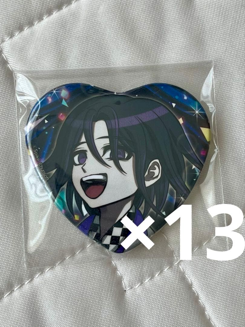 王馬小吉　大同窓会　ハート缶バッチ13個セット