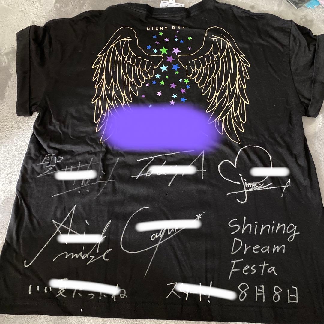 うたプリ　KM☆UP Shining Dream Festa サイン入りTシャツ a02.jpg