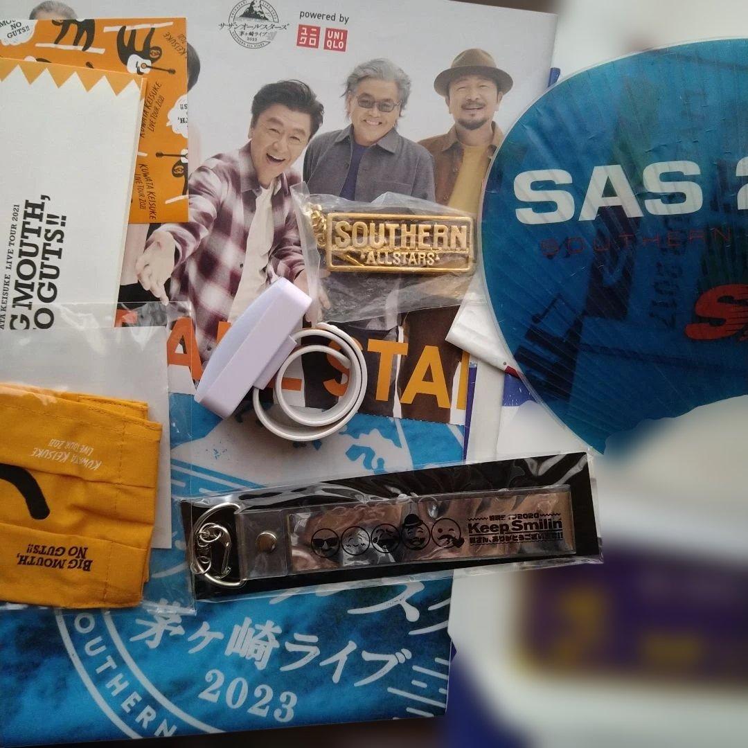 サザンオールスターズ、桑田佳祐さんの歴代ライブグッズまとめ売り