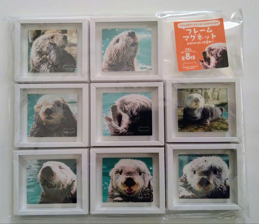 マリンワールド海の中道　額縁マグネット(ぜんぶリロ 第2弾)コンプリートセット