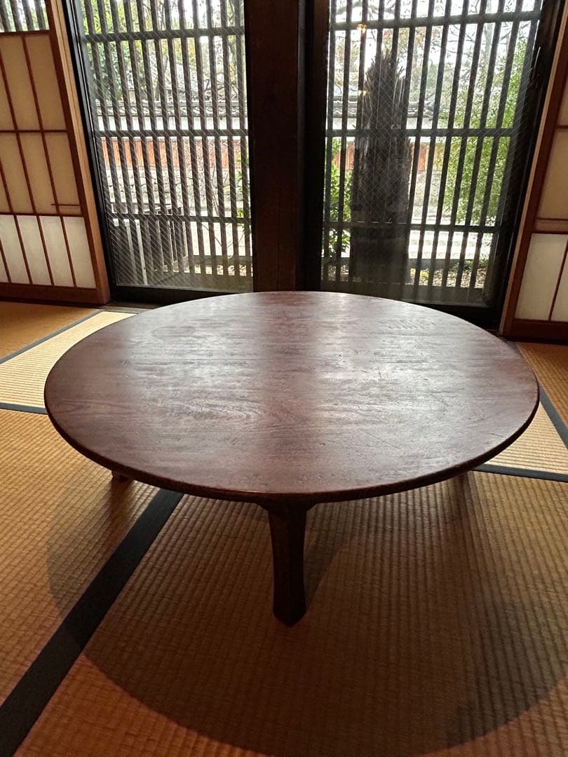 ちゃぶ台　古道具　直径86.5cm ちゃぶ台 - 古家具・古道具 アンティーク家具 kubu（クブ）