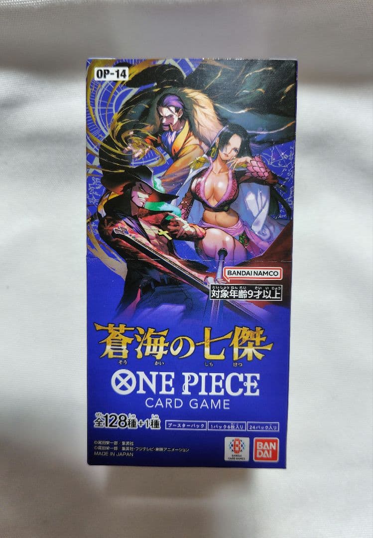 蒼海の七傑 1BOX 24パック ワンピースカード OP14 - メルカリ