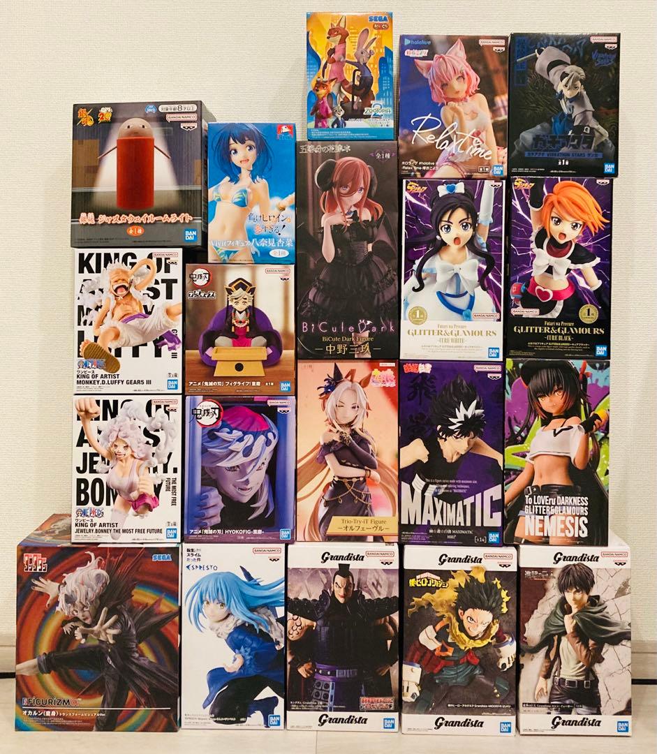 【20点セット】フィギュア まとめ売り 銀魂 プリキュア 童磨 ワンピース ニカ