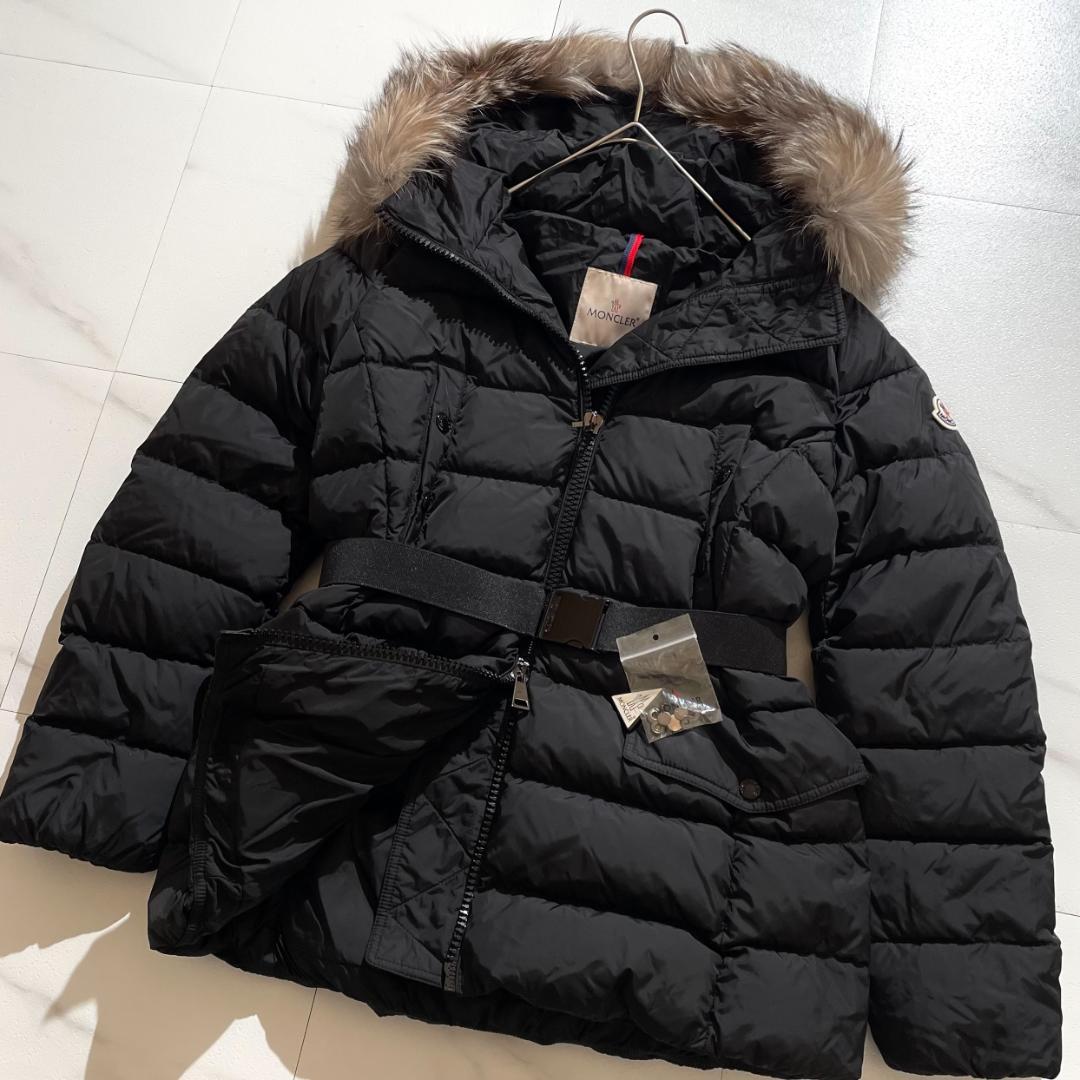 極美品　モンクレール　CLION　クリオン　ダウンジャケット　フォックスファー
