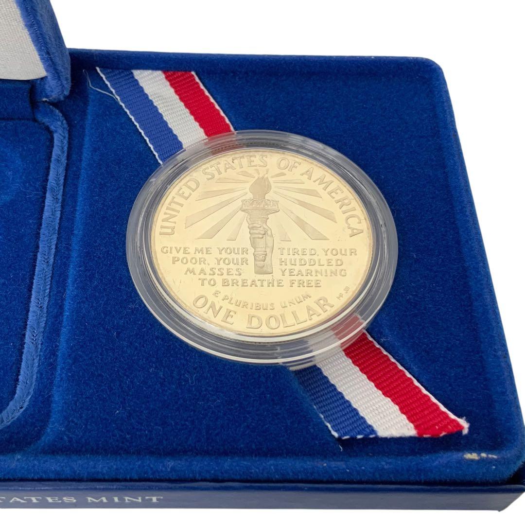 アメリカ合衆国造幣局 1986年発行 リバティコイン 1ドルプルーフ銀貨