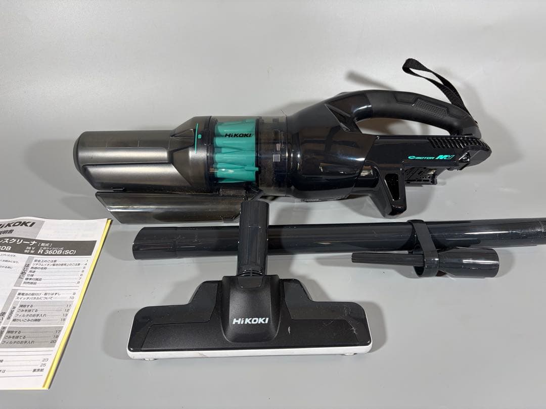 HiKOKI 36V コードレスクリーナー R36DB(SC) 限定色 本体のみ 送料無料】ハイコーキ HiKOKI 36V コードレスクリーナ グリーン 本体