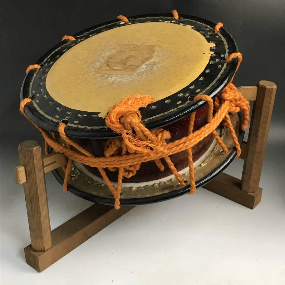 和太鼓 締太鼓 和楽器 歌舞伎 日本舞踊 台付 伝統工芸 時代物