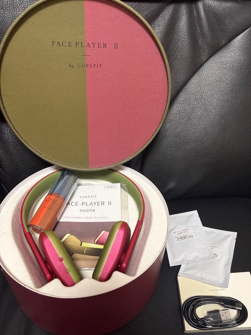 COREFITフェイスプレイヤー2（美品）、フィッター、ジェルパット8セット付