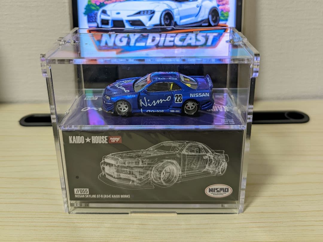 ミニカー KAIDO HOUSE Nissan Skyline GT-R R34 055