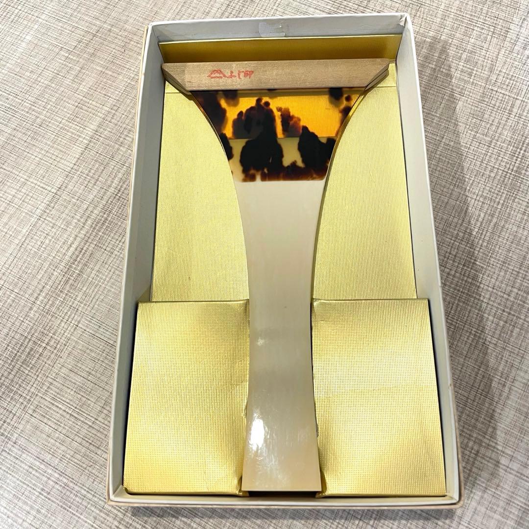 美品】ふじ印 さざ波撥 津山撥 小山流 津軽三味線バチ 鼈甲撥 地唄