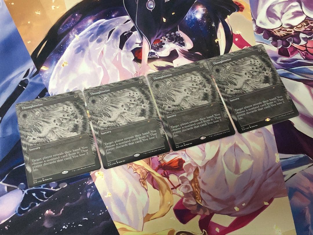 【MTG】思考囲い/Thoughtseize《Foil》4枚セット