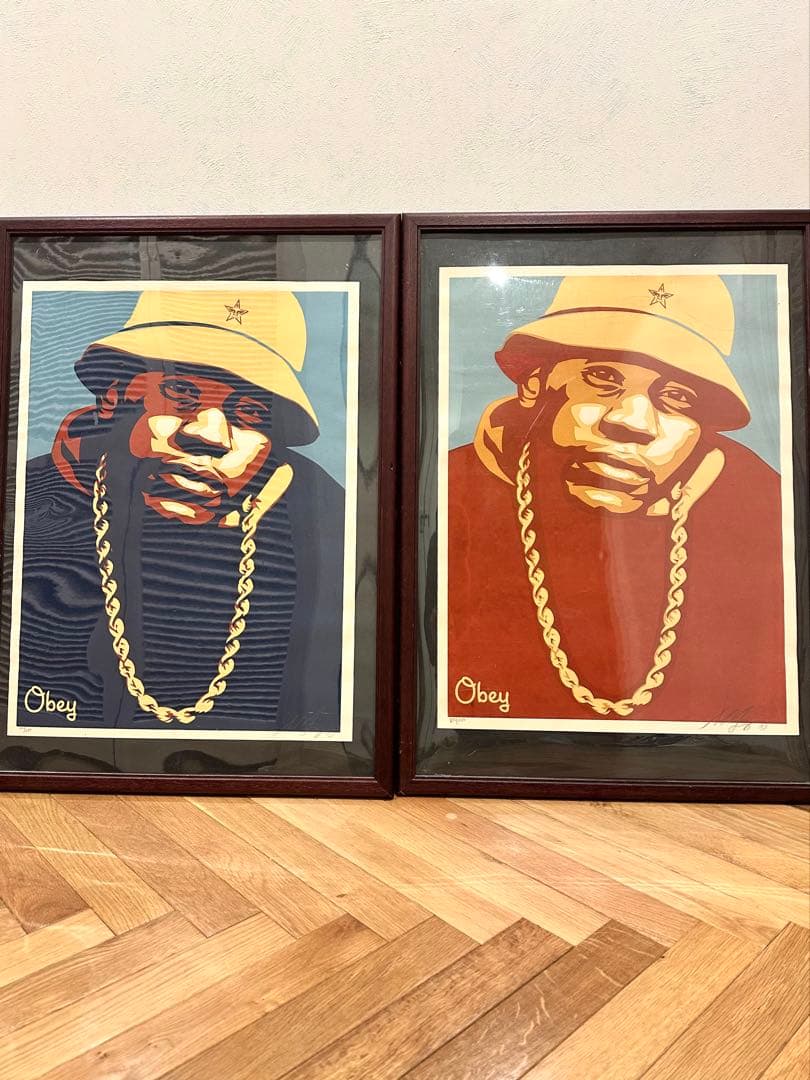 激レアobey LL COOL J ポスター RED シルクスクリーン オベイ