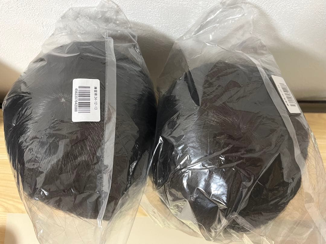 新品未使用】美容師国家試験 練習用カットウィッグ2体セット【送料込み