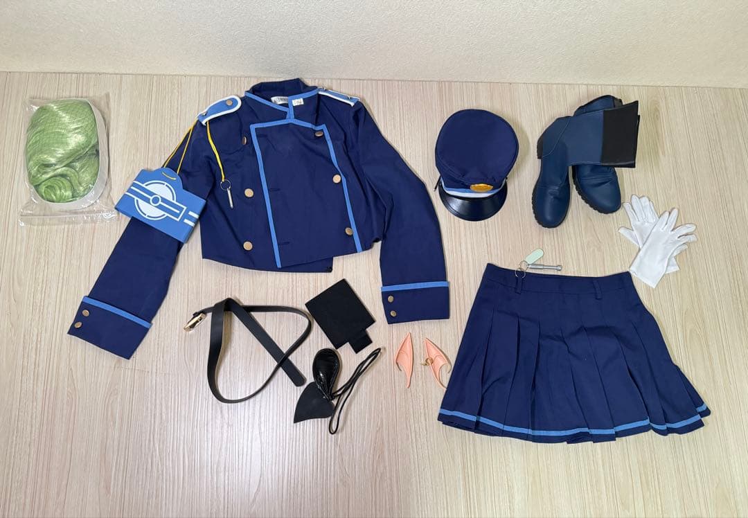 ブルアカ　橘ヒカリ コスプレ 衣装 フルセットシュポガキ　ブルーアーカイブ