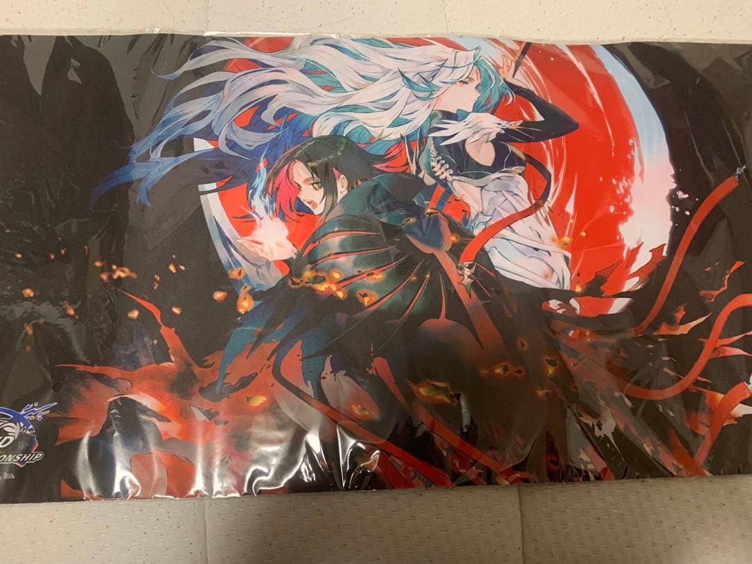 シャドウバースエボルヴ プレイマット 佰死と佰亡の六銘伝・イルゼ＆ウルゼ GCS