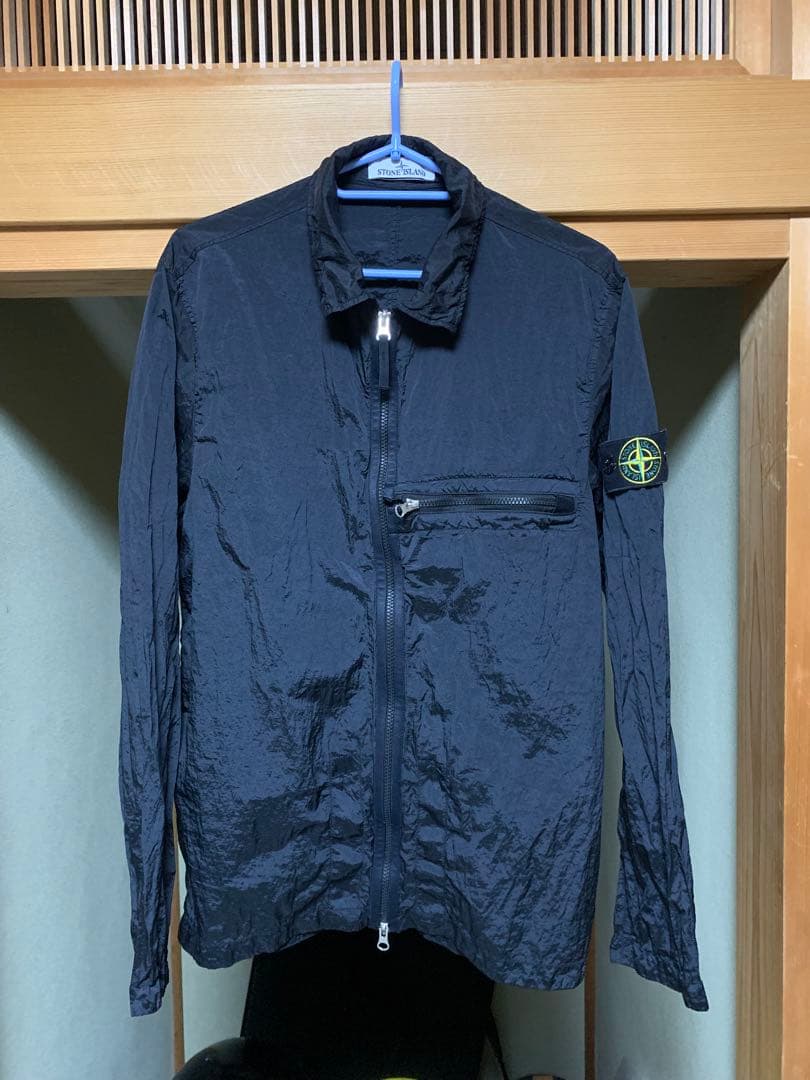 STONE  ナイロンメタル　シャツジャケット