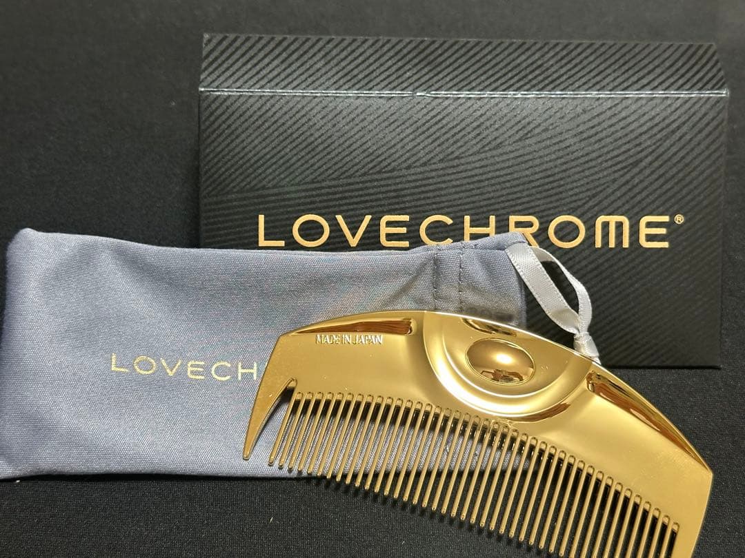 ラブクロム　ヘアコーム　くし　ゴールド　定価11880円