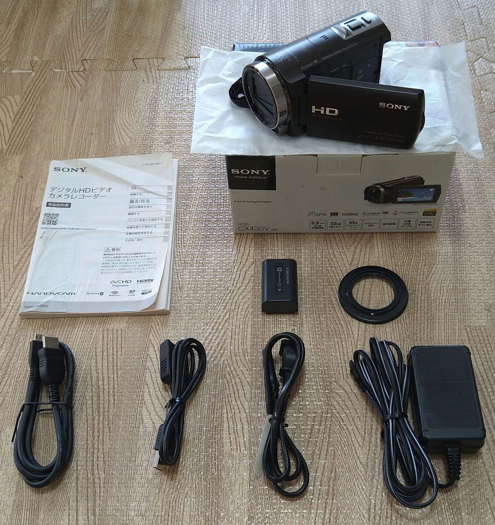 【完動美品】動作確認済みSONY ハンディカム　HDR-CX430V