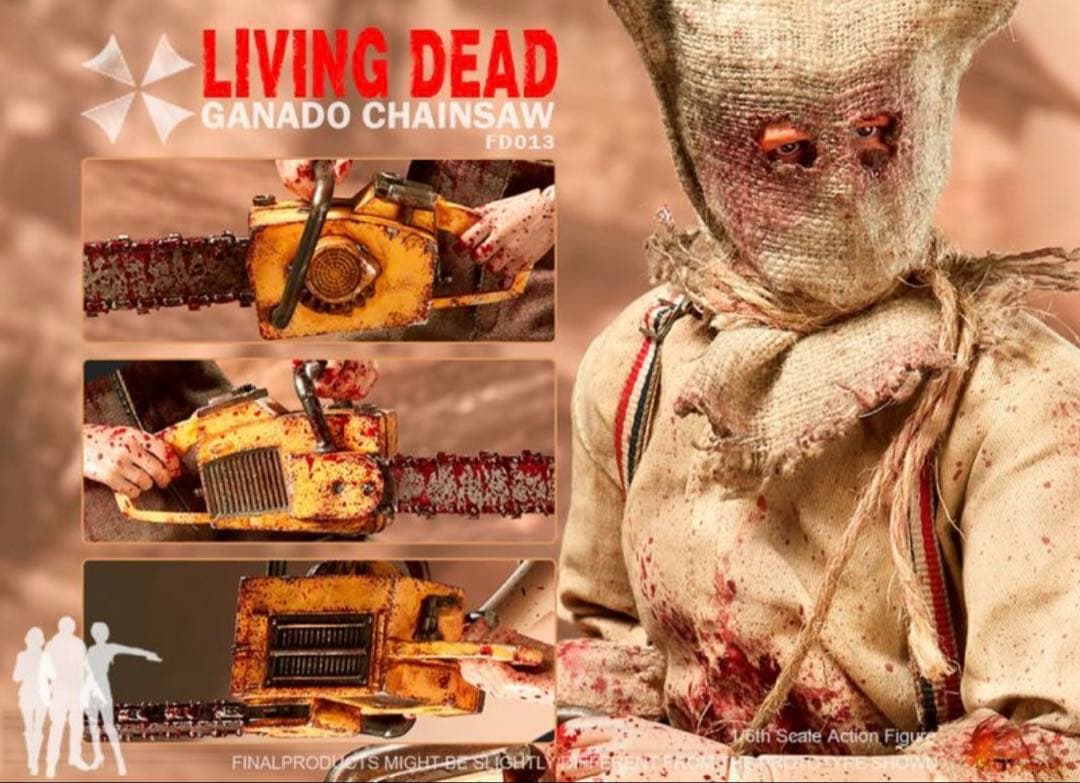 Hot Heart 1/6 バイオハザード ガナードチェンソー ホットトイズ 楽天市場】1/6 ホットトイズ バイオハザード4 ガナード フィギュア