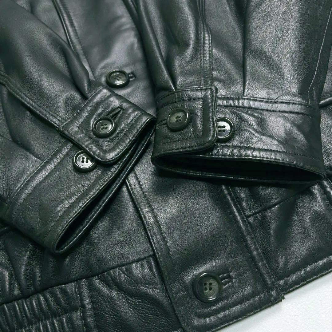 希少色 リアルレザージャケット 羊革A2 G1 ミリタリー XL ダーク