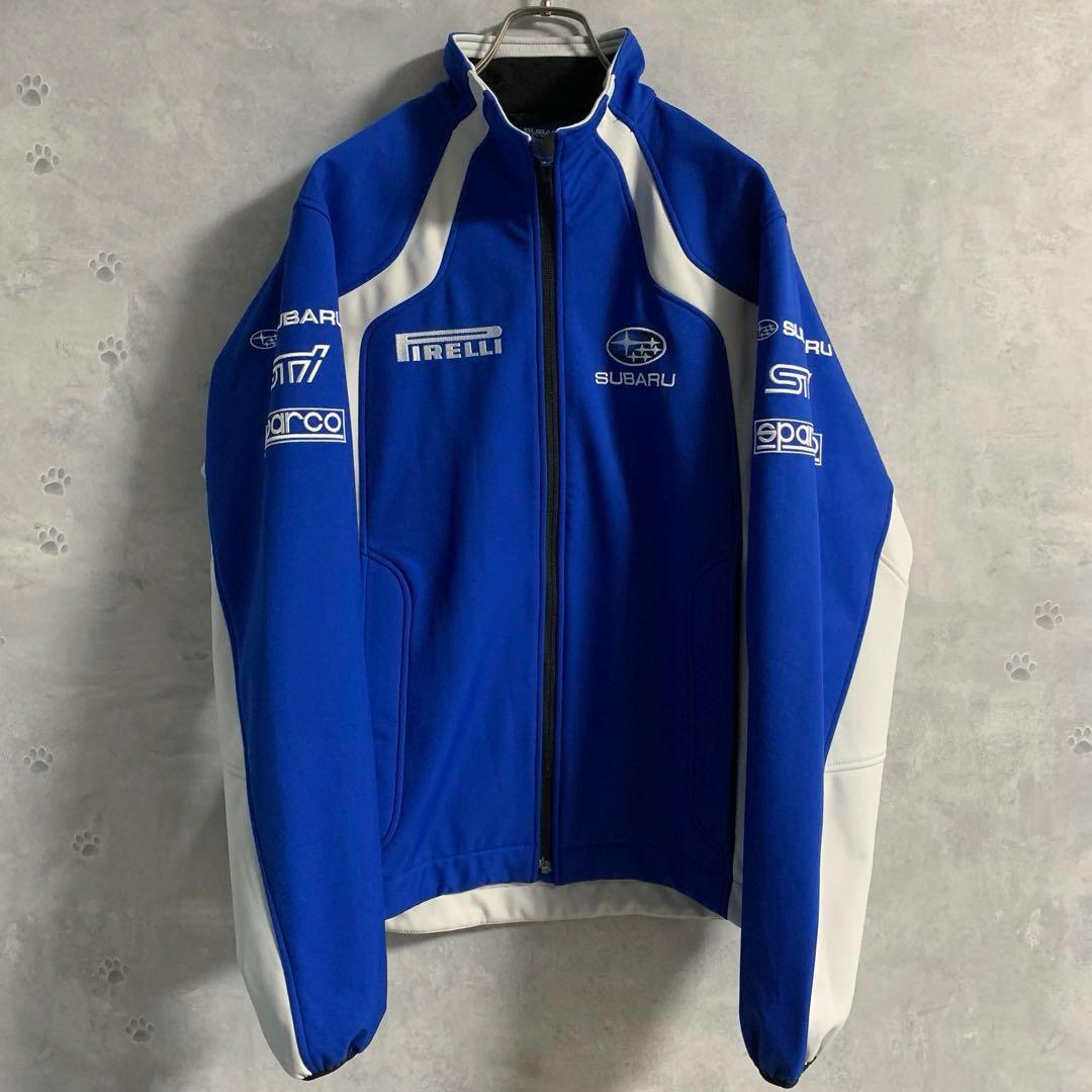 Subaru STI スバル ラリー レーシングジャケット ジャージ ブルゾン