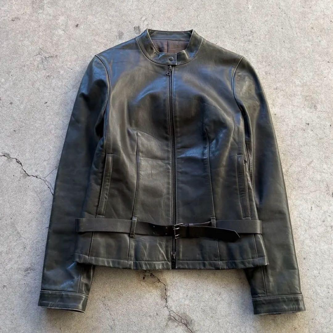 ジャケット・アウター 00s Neil Barrett leather jacket prada Prada's overlooked early menswear designer.