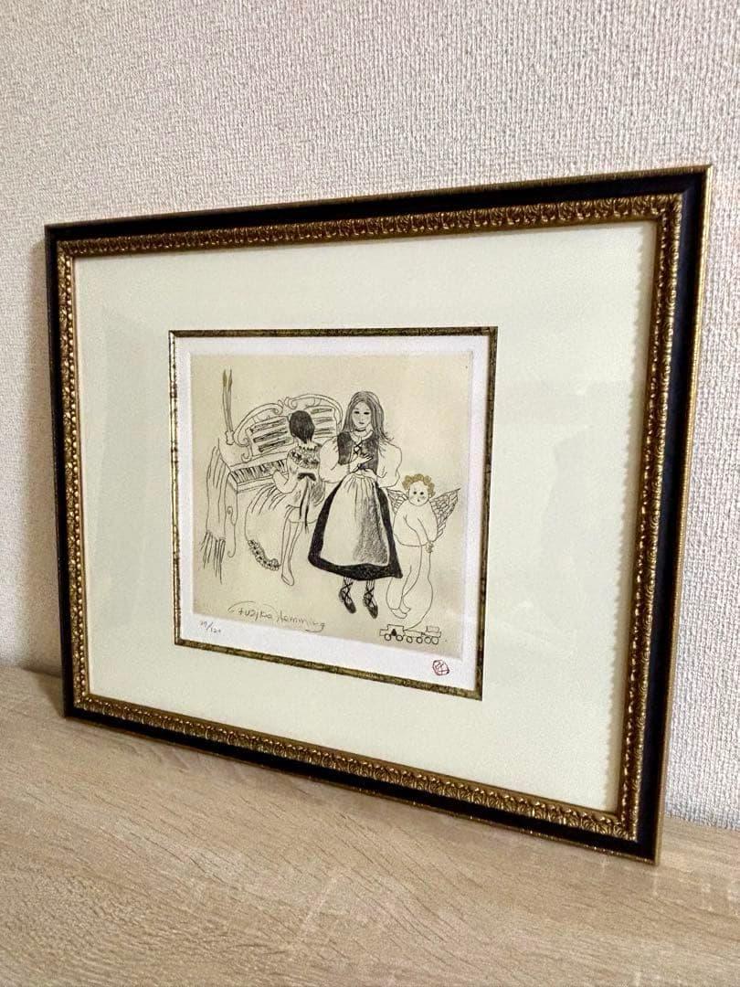 【フジ子・ヘミング 】 サロンコンサート 銅版画(真作) フレームあり Yahoo!オークション - 【真作】魂のピアニスト フジ子・ヘミング「結婚