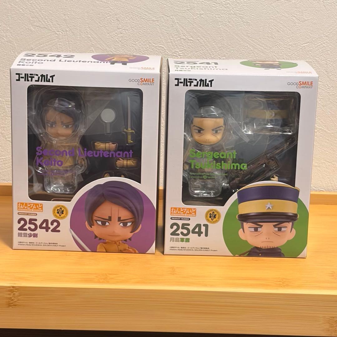 ゴールデンカムイ　ねんどろいど　鯉登音之進　月島基 TVアニメ『ゴールデンカムイ』より、月島軍曹、鯉登少尉がねんどろいど