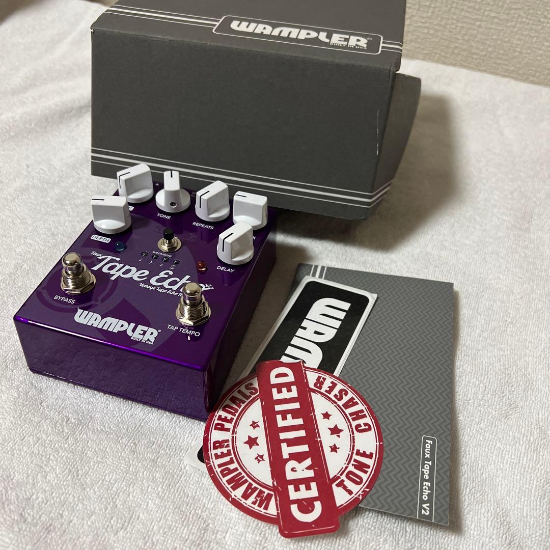 ギター Wampler faux tape echo V2