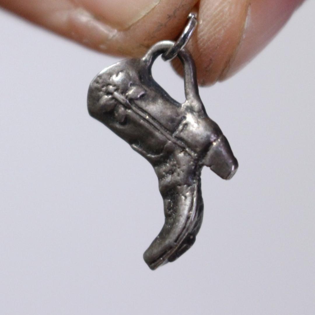 40s スウィートハートジュエリー WW2 シルバー チャーム ウェスタン