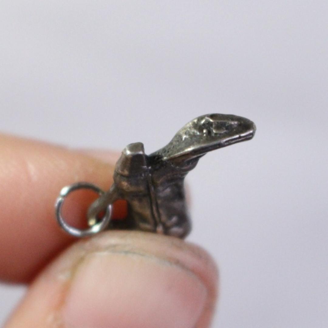 40s スウィートハートジュエリー WW2 シルバー チャーム ウェスタン