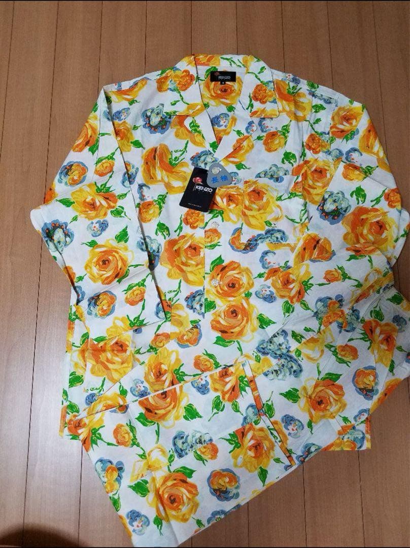 美品 タグ無し ケンゾー KENZO パジャマ 花柄 ユニセックス - メルカリ