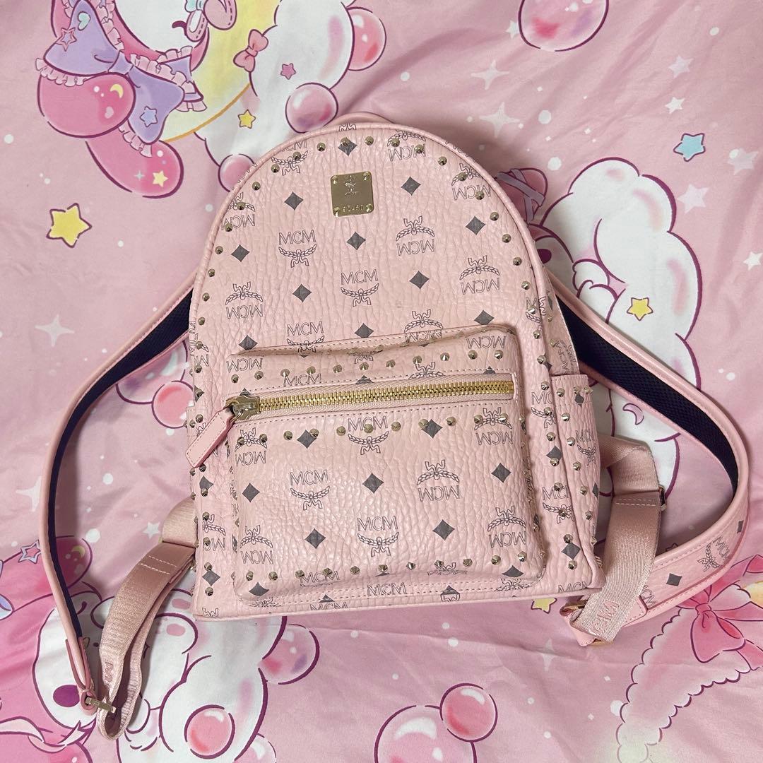 MCM リュック パウダーピンク