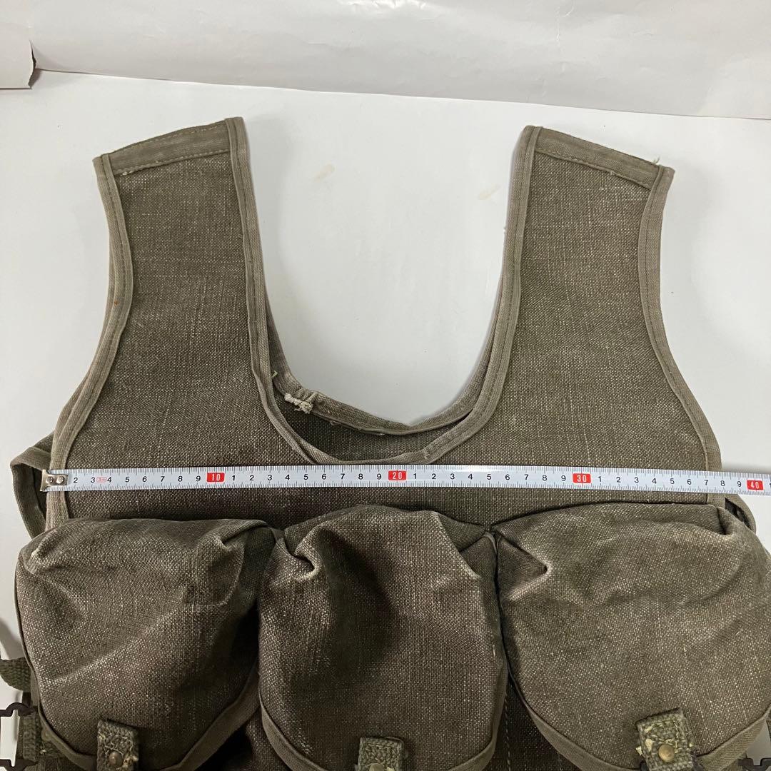 フランス軍 グレネードベスト 希少 レア 実物 50's 官給品 仏軍 - メルカリ