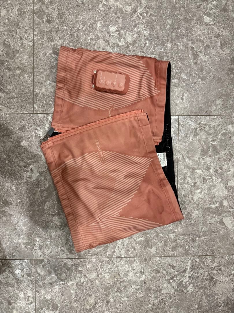 SIXPAD公式　CLUB対応モデル　パワースーツコアベルト　ピンク　Lサイズ