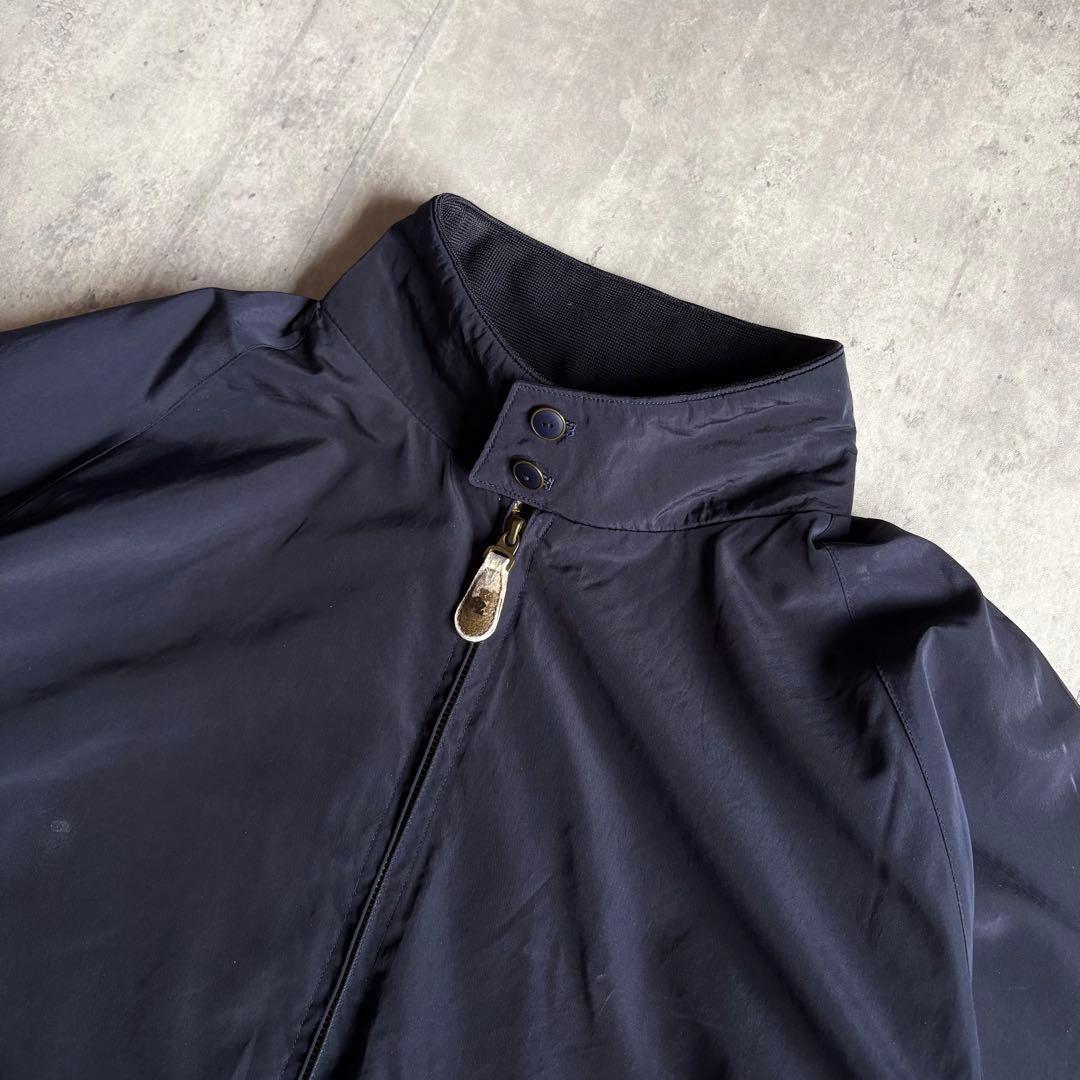 90s vintage】ハリントンジャケット 裏地チェック 短丈 茄子紺 - メルカリ