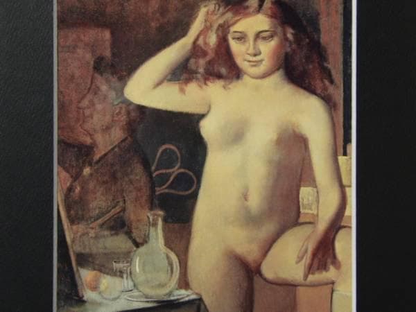 バルテュス、BALTHUS、ジョルジェットの化粧、希少な額装用画集より