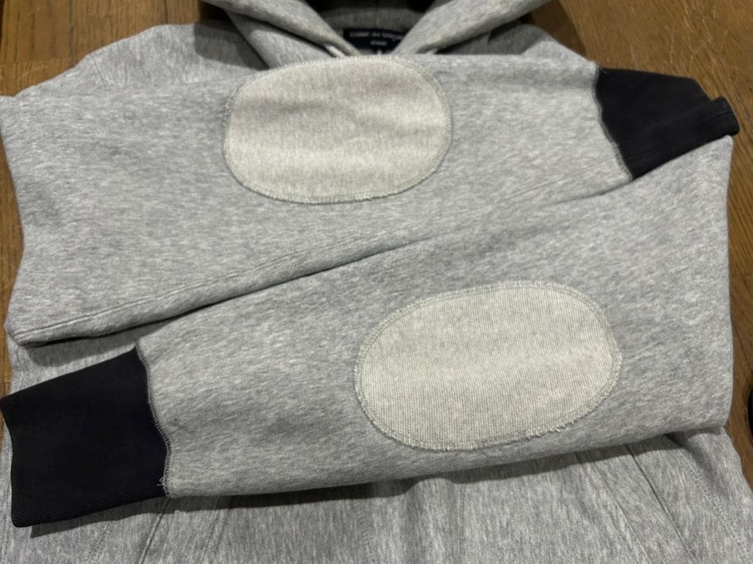 COMME des GARCONS HOMME エルボーパッチ パーカー S