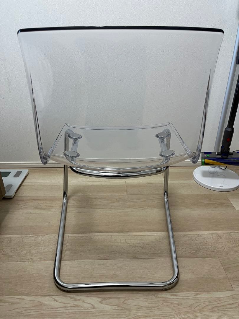IKEA TOBIASトービアス ダイニングチェア クリア - メルカリ