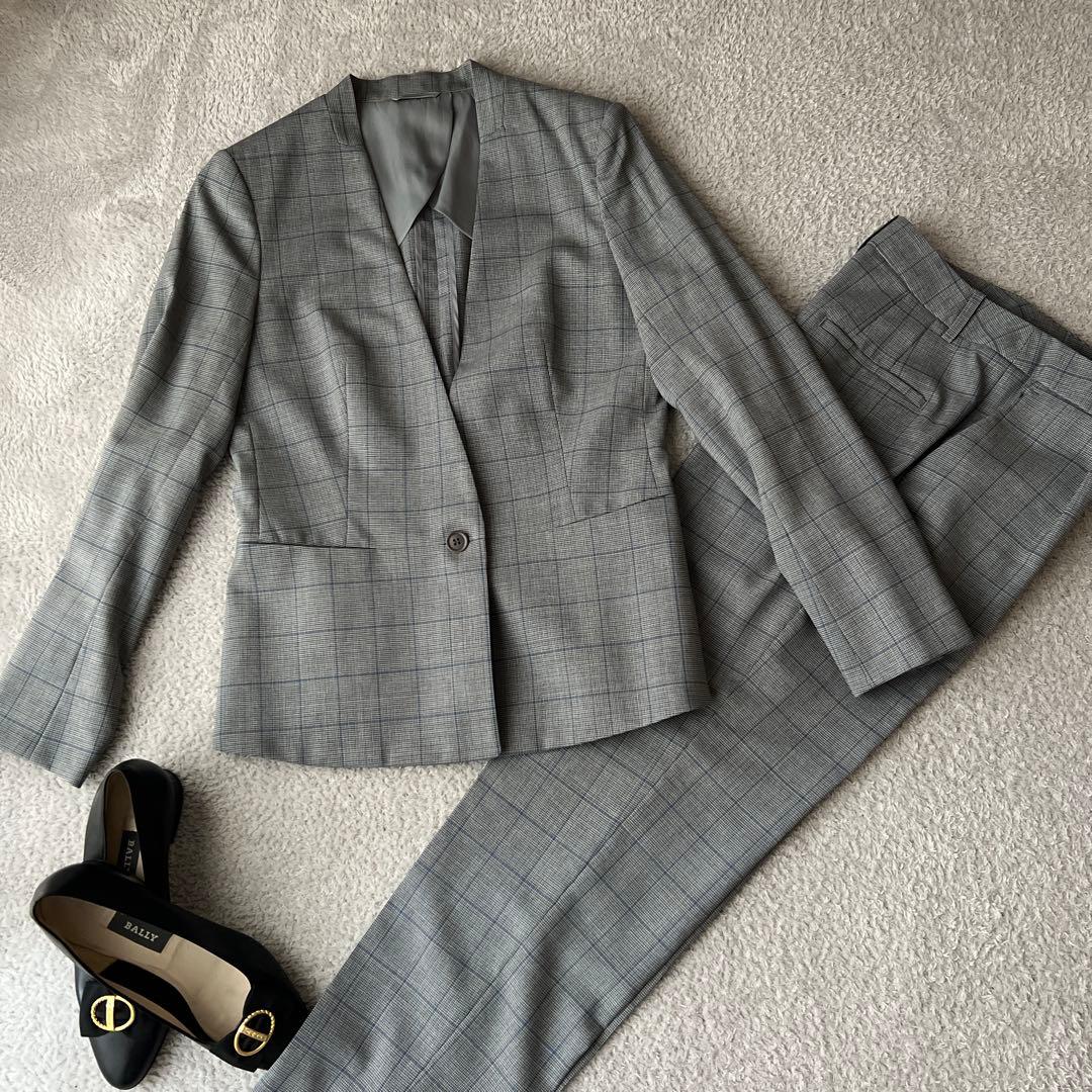 ザ スーツカンパニー グレー セットアップ パンツスーツ 40 L - メルカリ