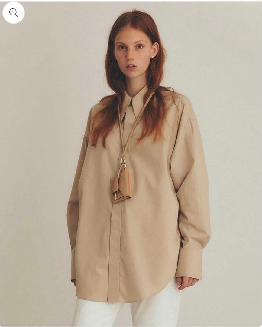 THE SHINZONE ベージュ 長袖シャツ