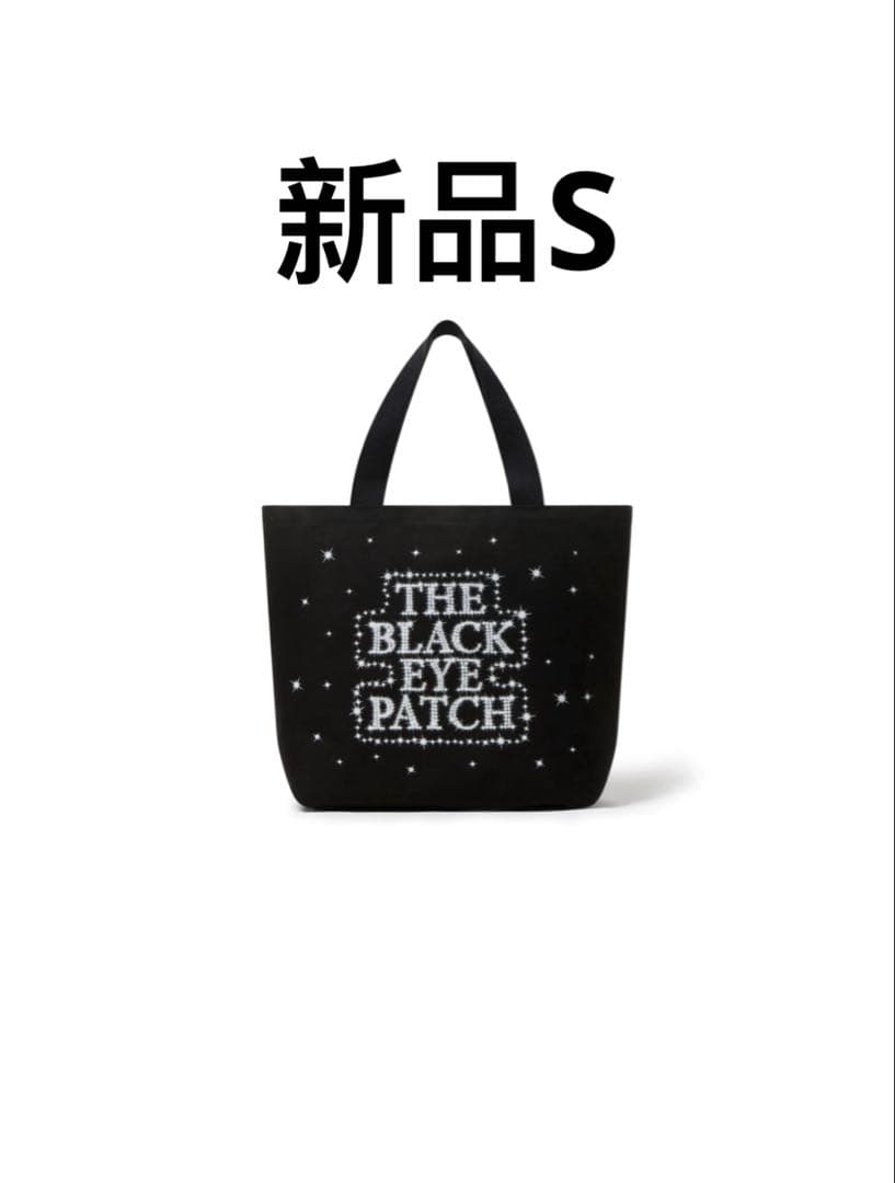 新品S　ブラックアイパッチ　blackeyepatch トートバッグ　ブラック